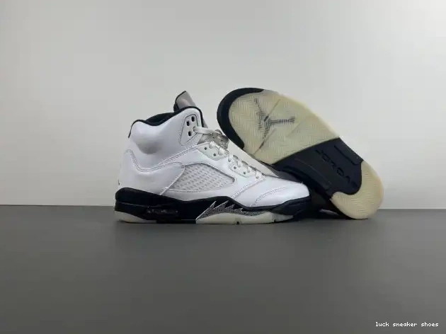 Reps LUCY 5 'WHITE JORDAN RETRO DD0587-110 AIR BLACK' 0509